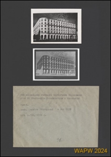 Dom mieszkalny Funduszu Kwaterunku Wojskowego przy ul. Krakowskie Przedmieście w Warszawie, widok ogólny
