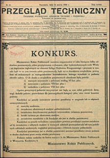 Przegląd Techniczny 1920 nr 12