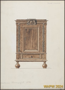 Szafa na okrągłych n&oacute;żkach