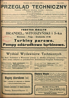 Przegląd Techniczny 1920 nr 16