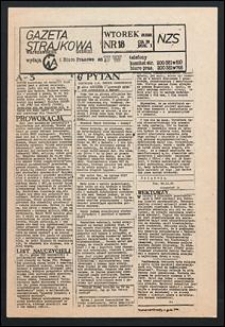 Gazeta Strajkowa Warszawskich Uczelni 1981 nr 18 (01.12.81)