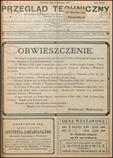 Przegląd Techniczny 1920 nr 45