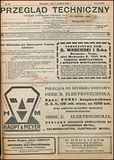 Przegląd Techniczny 1920 nr 49