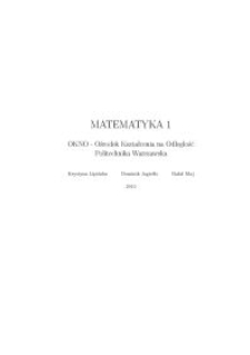 Matematyka 1