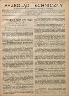 Przegląd Techniczny 1921 nr 49