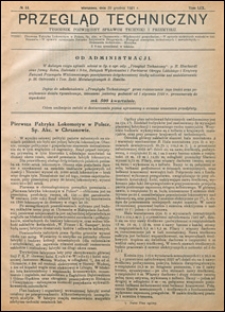 Przegląd Techniczny 1921 nr 51