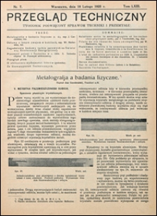 Przegląd Techniczny 1925 nr 7