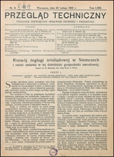 Przegląd Techniczny 1925 nr 8