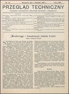 Przegląd Techniczny 1925 nr 13