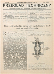 Przegląd Techniczny 1925 nr 23