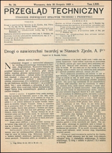 Przegląd Techniczny 1925 nr 34