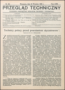 Przegląd Techniczny 1925 nr 38