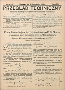 Przegląd Techniczny 1925 nr 40-41