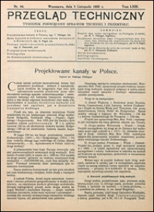 Przegląd Techniczny 1925 nr 44