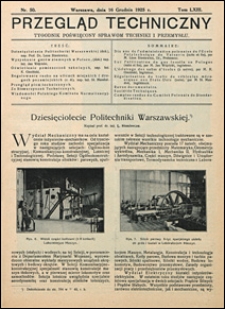 Przegląd Techniczny 1925 nr 50