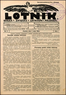 Lotnik 1924 nr 5