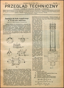 Przegląd Techniczny 1922 nr 8