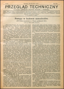 Przegląd Techniczny 1922 nr 13