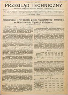 Przegląd Techniczny 1922 nr 27-28