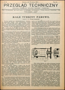 Przegląd Techniczny 1922 nr 35