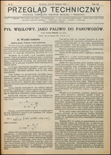 Przegląd Techniczny 1922 nr 47