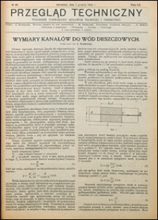 Przegląd Techniczny 1922 nr 49