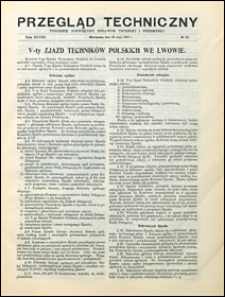 Przegląd Techniczny 1910 nr 21