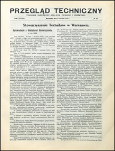 Przegląd Techniczny 1910 nr 22