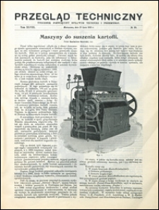 Przegląd Techniczny 1910 nr 29