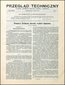 Przegląd Techniczny 1910 nr 37