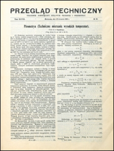 Przegląd Techniczny 1910 nr 38
