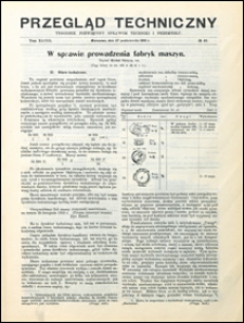 Przegląd Techniczny 1910 nr 43