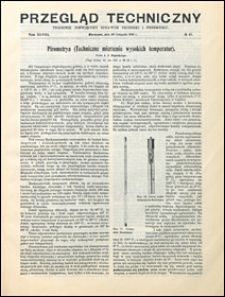 Przegląd Techniczny 1910 nr 47