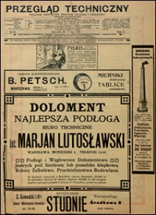 Przegląd Techniczny 1912 nr 28
