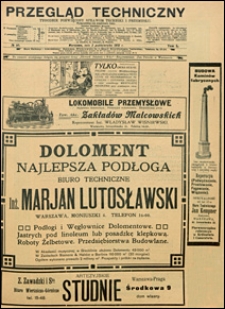 Przegląd Techniczny 1912 nr 40