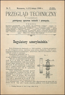 Przegląd Techniczny 1900 nr 7