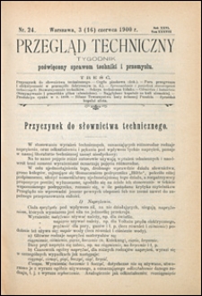 Przegląd Techniczny 1900 nr 24