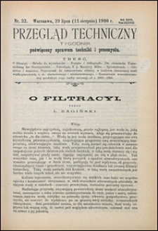 Przegląd Techniczny 1900 nr 32