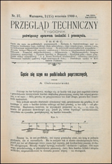 Przegląd Techniczny 1900 nr 37