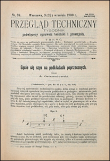 Przegląd Techniczny 1900 nr 38