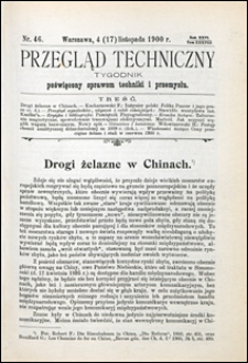 Przegląd Techniczny 1900 nr 46
