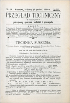 Przegląd Techniczny 1900 nr 49