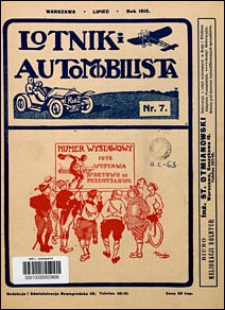 Lotnik i Automobilista 1912 nr 7