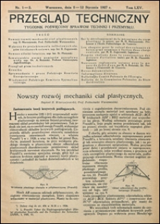 Przegląd Techniczny 1927 nr 1-2