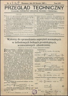 Przegląd Techniczny 1927 nr 4