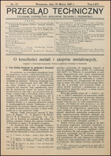 Przegląd Techniczny 1927 nr 11