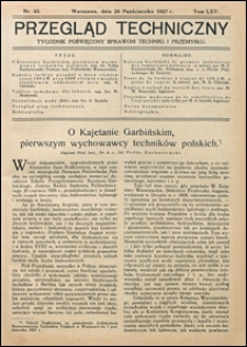 Przegląd Techniczny 1927 nr 43