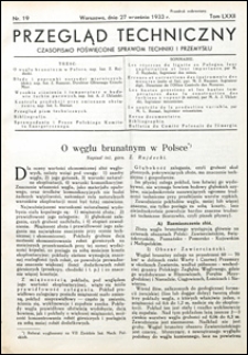 Przegląd Techniczny 1933 nr 19