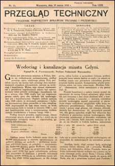 Przegląd Techniczny 1930 nr 11