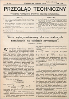 Przegląd Techniczny 1930 nr 22